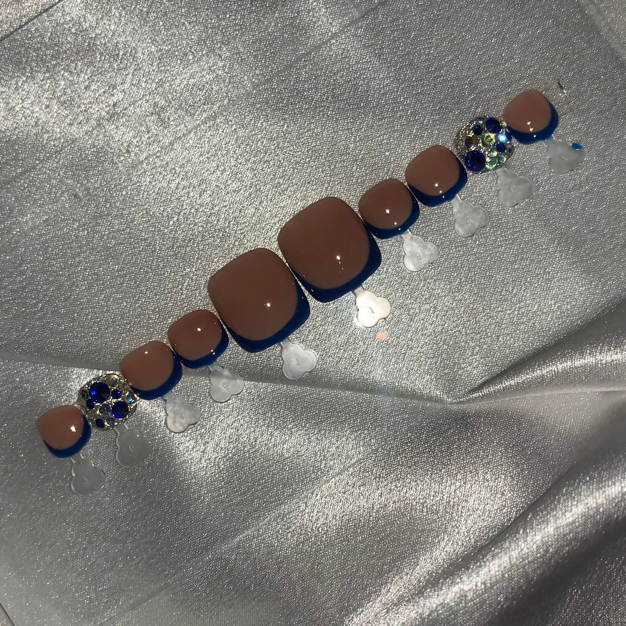 Pop Of Glam Toes (blue)