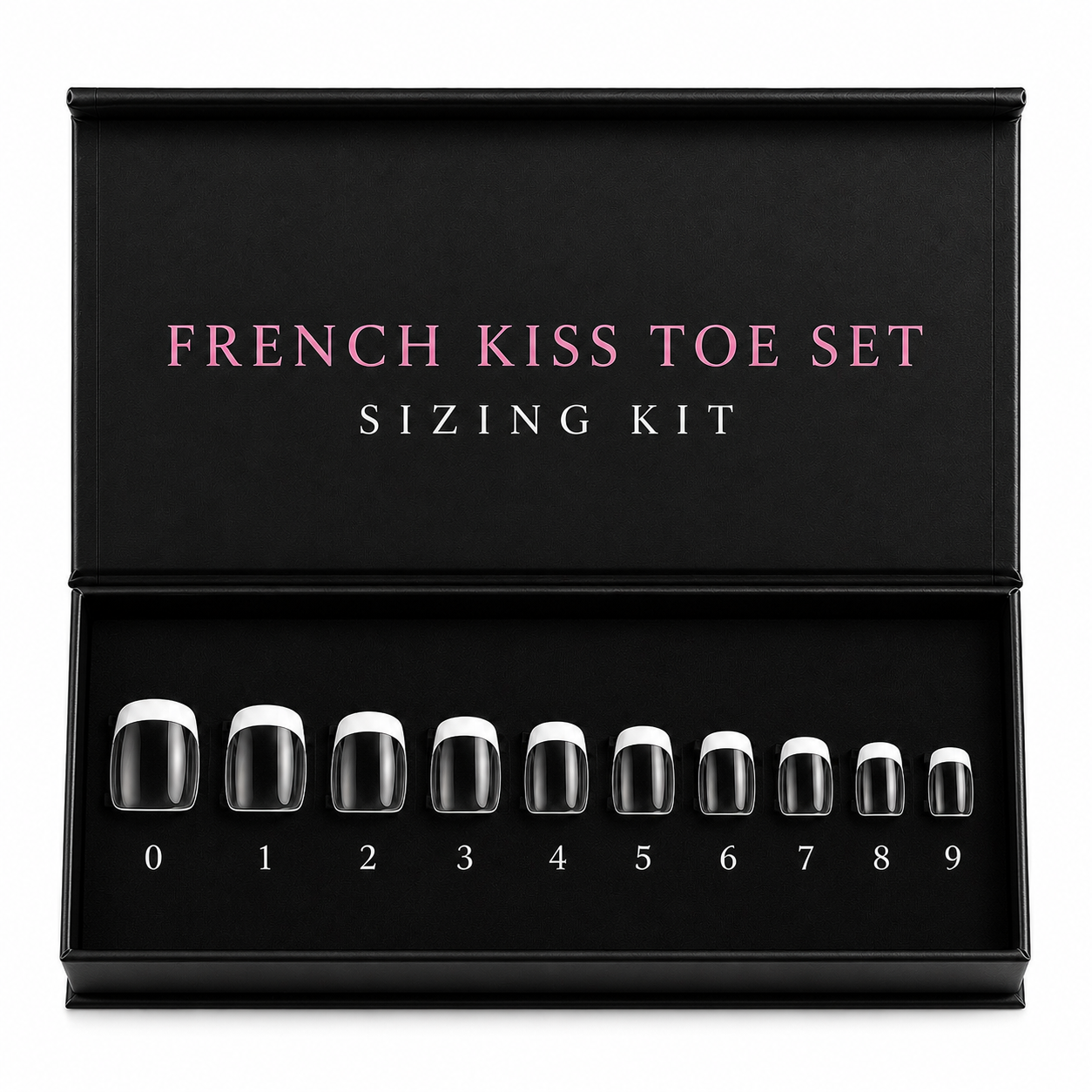 French Kiss Toenail Set Sizing Kit (FREE)
