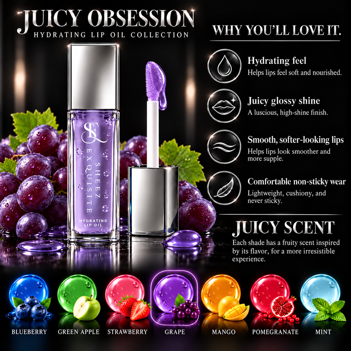 Grape Expectations Hydrating Lip Oil