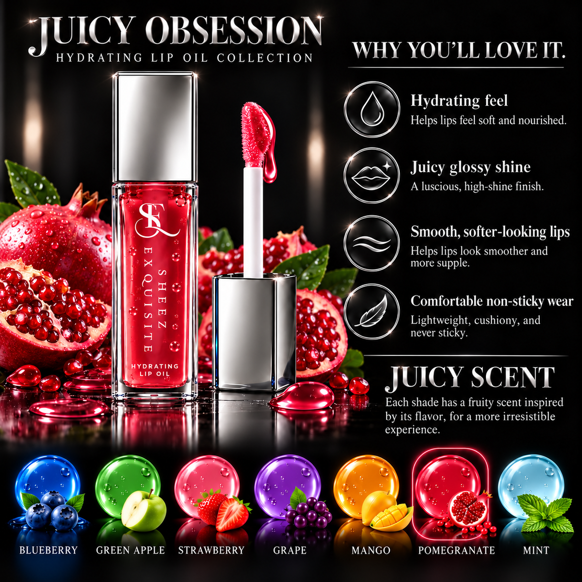 Pom Me Up Hydrating Lip Oil