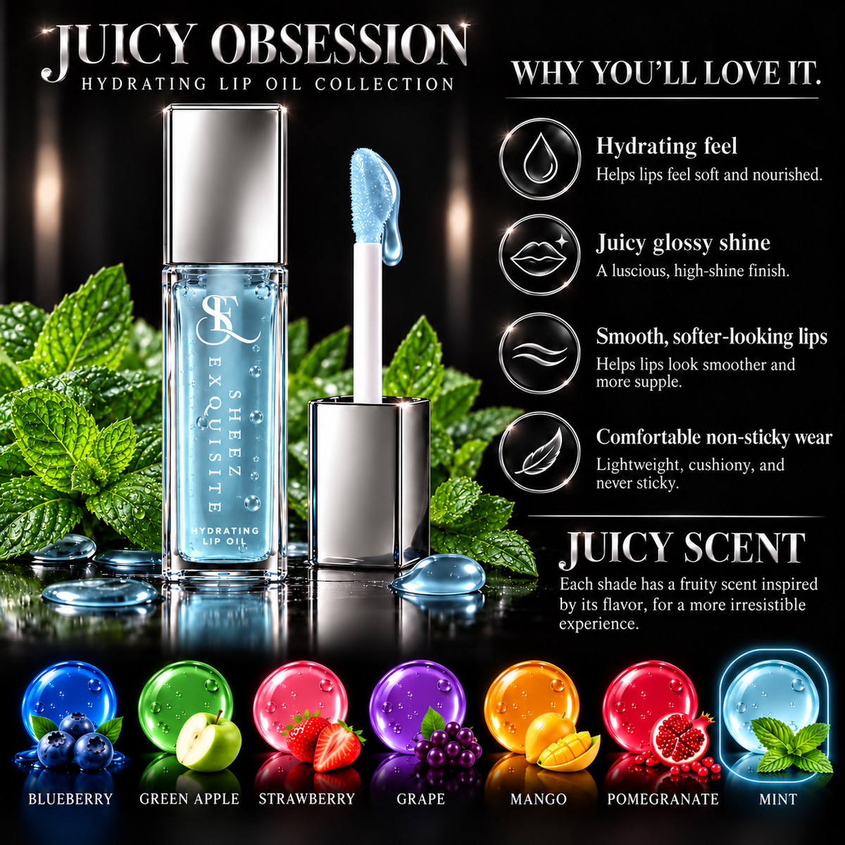 Mint For Me Hydrating Lip Oil